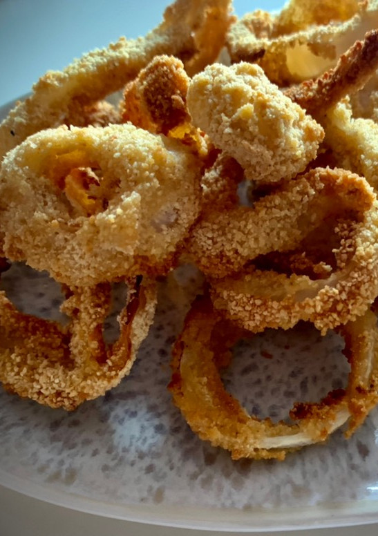 Una foto de Aros de cebolla en Airfryer