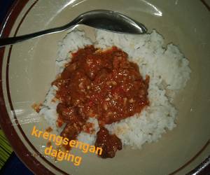 Resep Baru Krengsengan daging Lezat Mantap