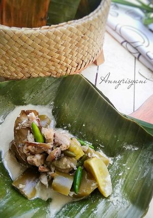 Foto resep Tunuman ikan (botok ikan asin)