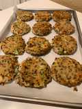 Tofu Quino Black Sesame Patties