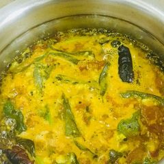A picture of Andhra Miriyaalu Charu / Pepper rasam.