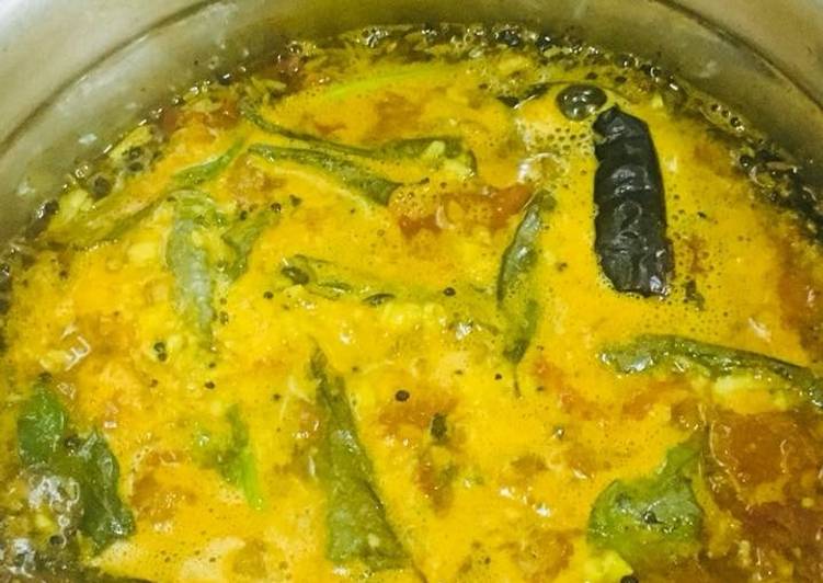 Recipe of Super Quick Homemade Andhra Miriyaalu Charu / Pepper rasam