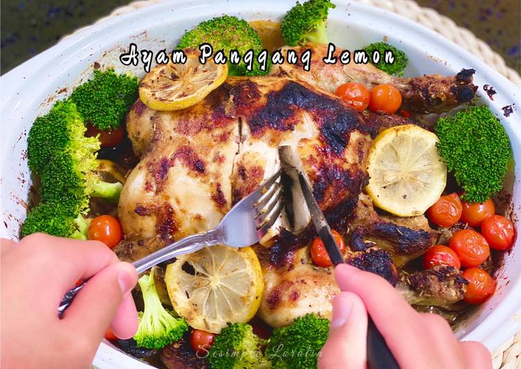 Recipe of Homemade Ayam Panggang Lemon (Menu Dinner 3 Bahan)