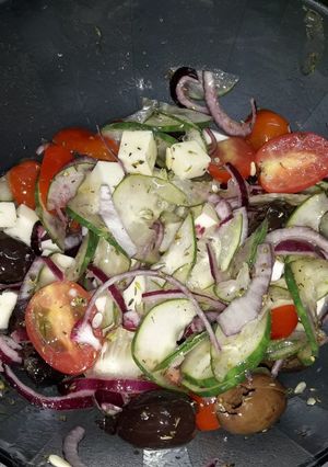 Una foto de Ensalada griega