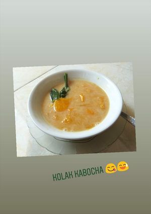 Foto resep Kolak kabocha manis gurih (Labu kuning)