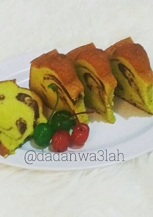 Foto resep Bolu Marmer Pandan