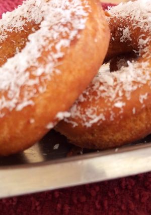A picture of Coconut Donuts.