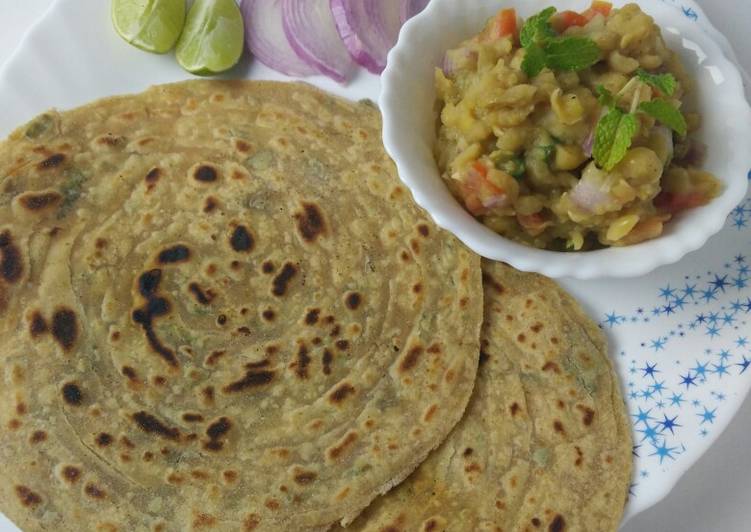 Step-by-Step Guide to Prepare Speedy Pudina Lachha paratha