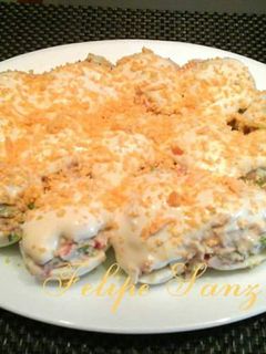 Una foto de Huevos rellenos de atún