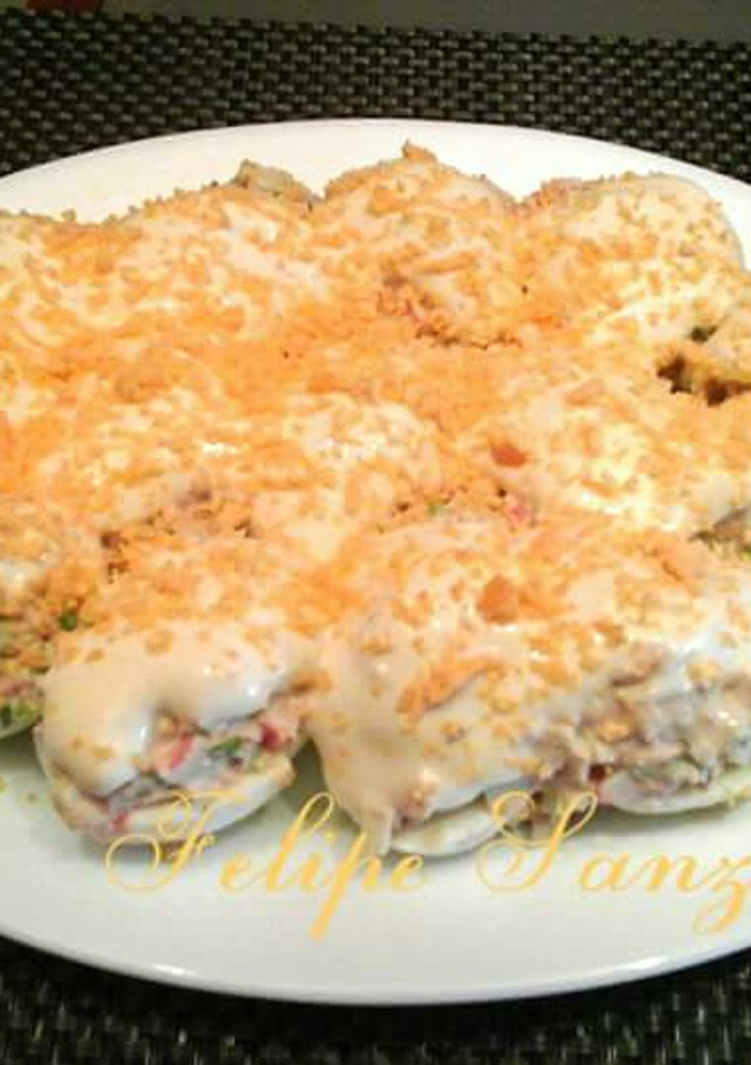 Una foto de Huevos rellenos de atún
