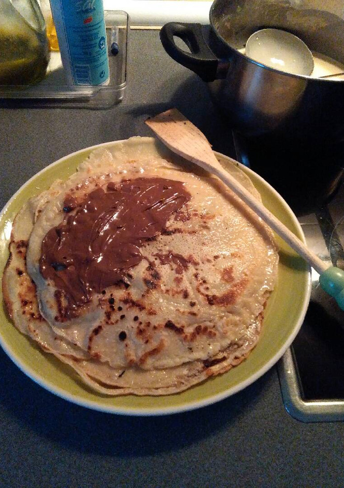 Una foto de Crepes con nocilla