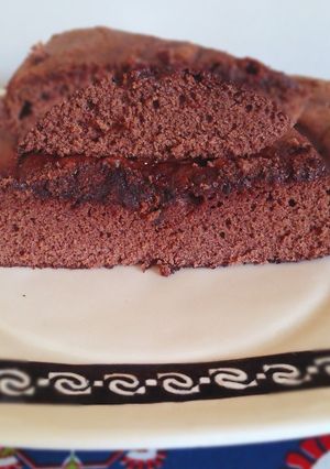 Una foto de Genoise de Cacao