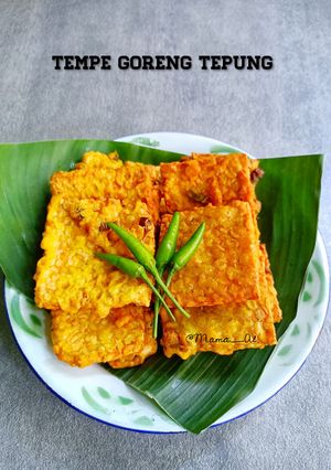 Foto resep Tempe goreng tepung