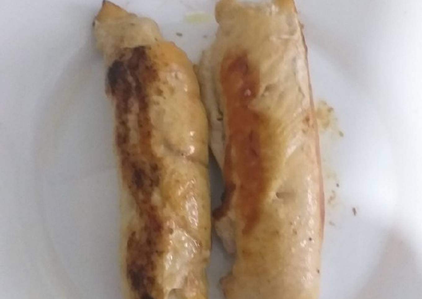 Pechugas de pollo rellenas de espinacas y panela