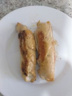 Una foto de Pechugas de pollo rellenas de espinacas y panela