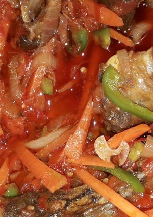A picture of Carriot stew.