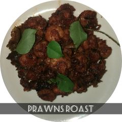 A picture of Spicy prawns roast.