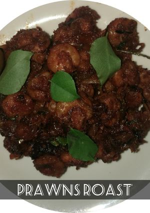 A picture of Spicy prawns roast.