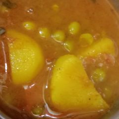 A picture of Potato peas.