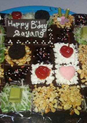 Foto resep 🎂brownies potong coklat lumer🎂