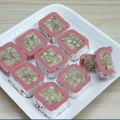 Peanut - dry fruit barfi A picture of Peanut - dry fruit barfi.