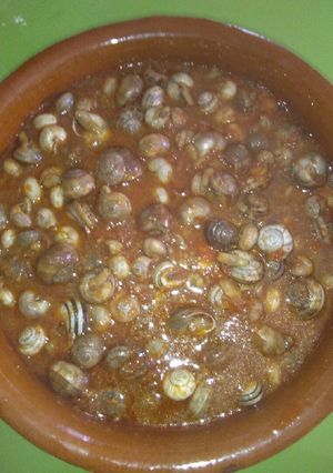 Una foto de Caracoles, fácil y sabroso