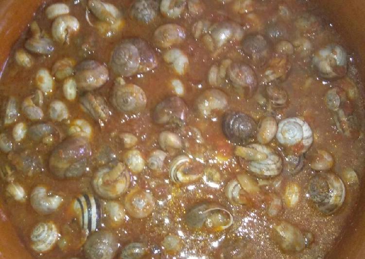 Caracoles, fácil y sabroso