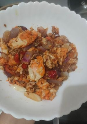 Foto resep Oseng bawang cabe telur orak-arik