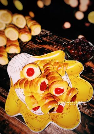Foto resep Cream Vla Horn Bread