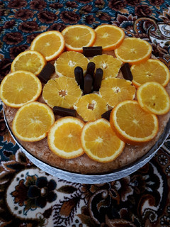 عکسی از دستور کیک پرتقال خاطره پز😋