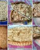 Tarta de coco y dulce de leche