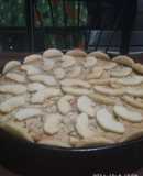 Tarta de manzana con caramelo dulce