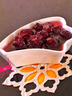 عکسی از دستور مربای گیلاس