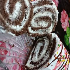 A picture of Chocolate Swiss Roll🤗.