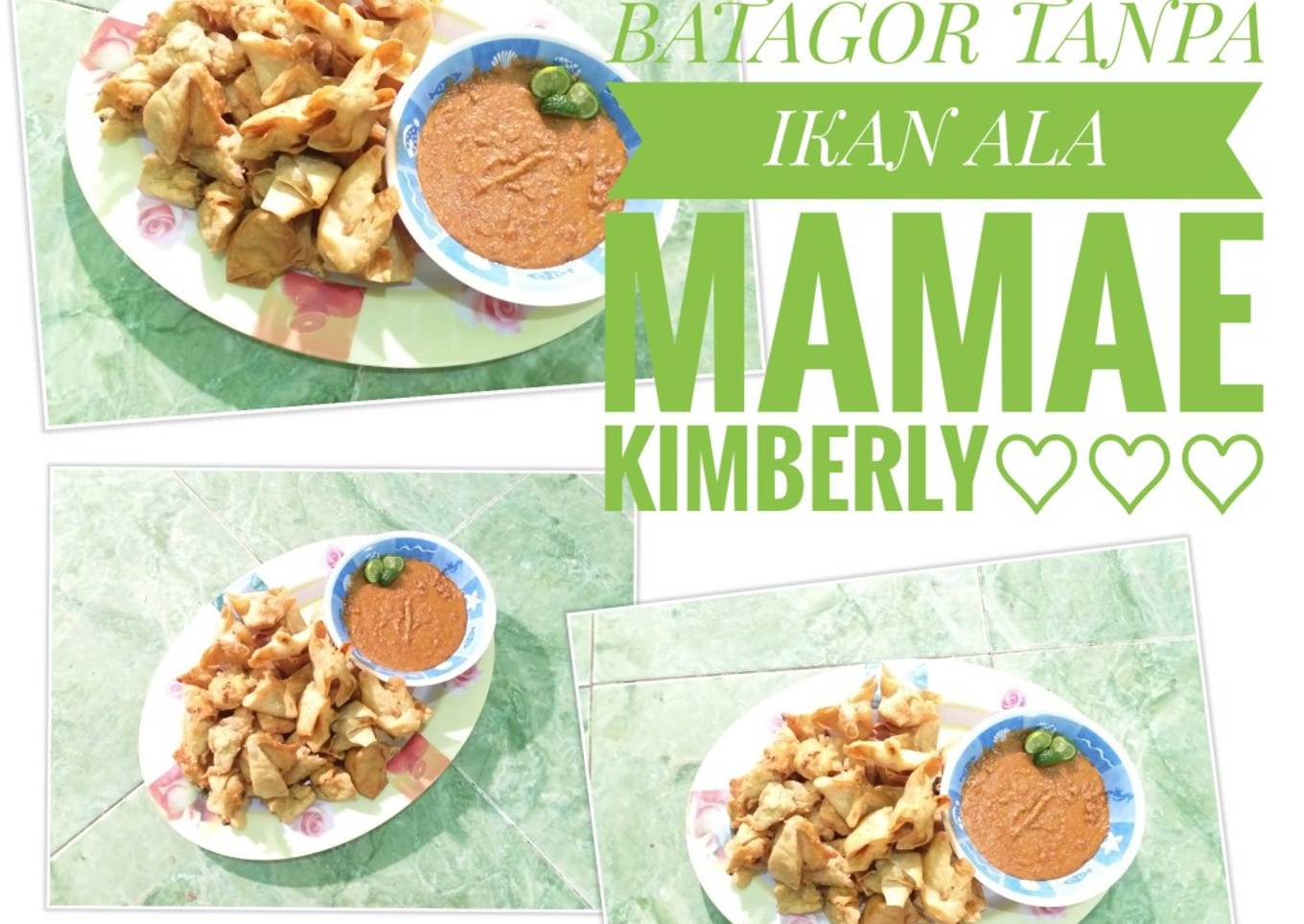Batagor Bumbu Kacang Sederhana(Tanpa Ikan)