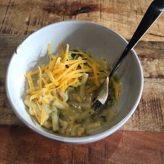 A picture of Vegan mac and “cheese”.