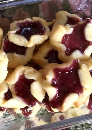 Foto resep Fluffy Blueberry Cookies