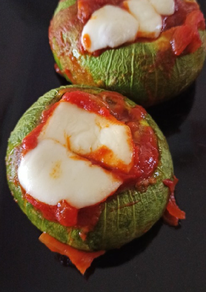 Una foto de Zapallitos rellenos de carne