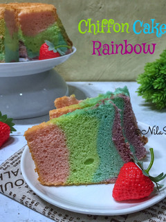 Foto resep Chiffon Cake Rainbow
