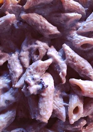 Foto di Penne integrali con crema di radicchio di Treviso