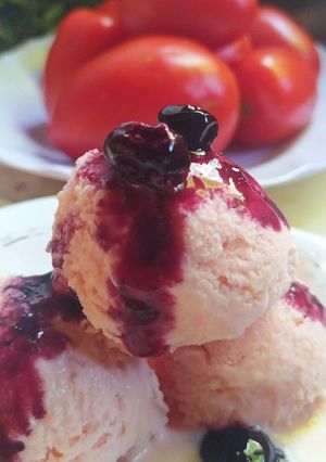 Una foto de Helado de Tomate