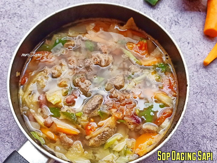 Resep Sop Daging Sapi Kacang Merah Anti Gagal