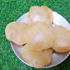 A picture of Instant rice poori recipe with rice flour.