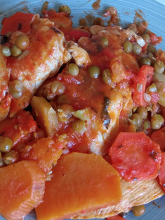 Una foto de Suprema de pollo a la cacerola