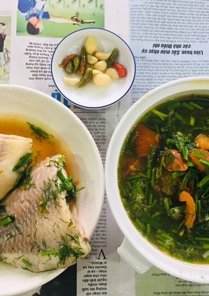 Hình của món Canh cá điêu hồng thì là.