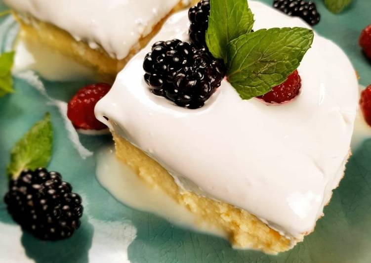 Pastel de tres leches – Lateinamerikanischer Milchkuchen