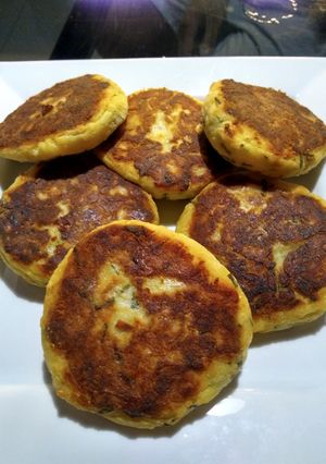 Una foto de Croquetones de papa rellenos ♥
