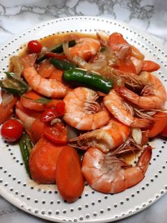 Foto resep Udang Saus Tiram