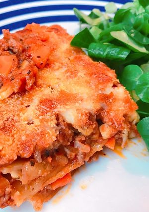 Hình của món Lasagne Sốt Bò Bằm Bolonaise.