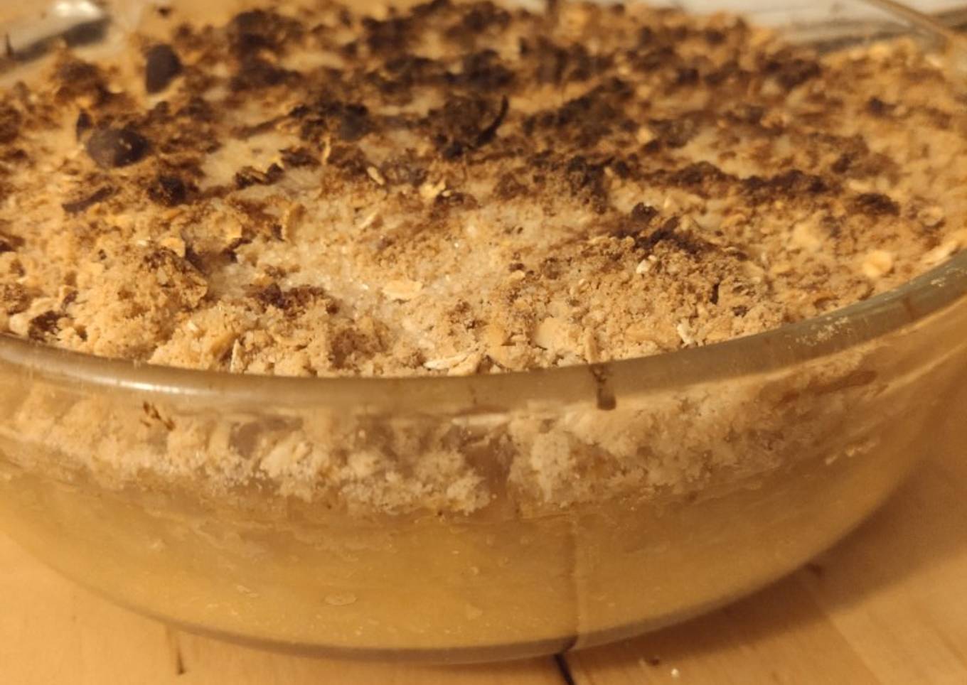 Crumble de Noée / courge spaghetti et pomme